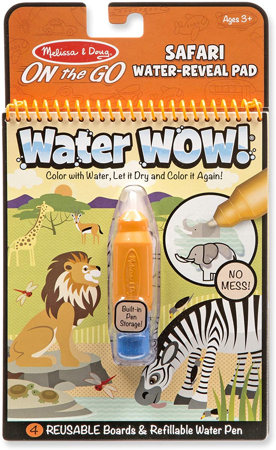 MELISSA & DOUG WATER WOW! - SAFARI WATER REVEAL PAD